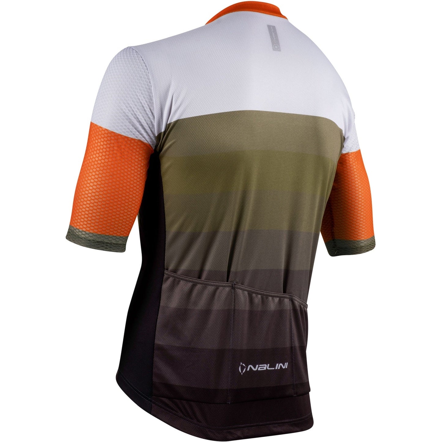 Nalini BAS CLASSICA Men's Cycling Jersey (Olive/Orange) S, M, 2XL