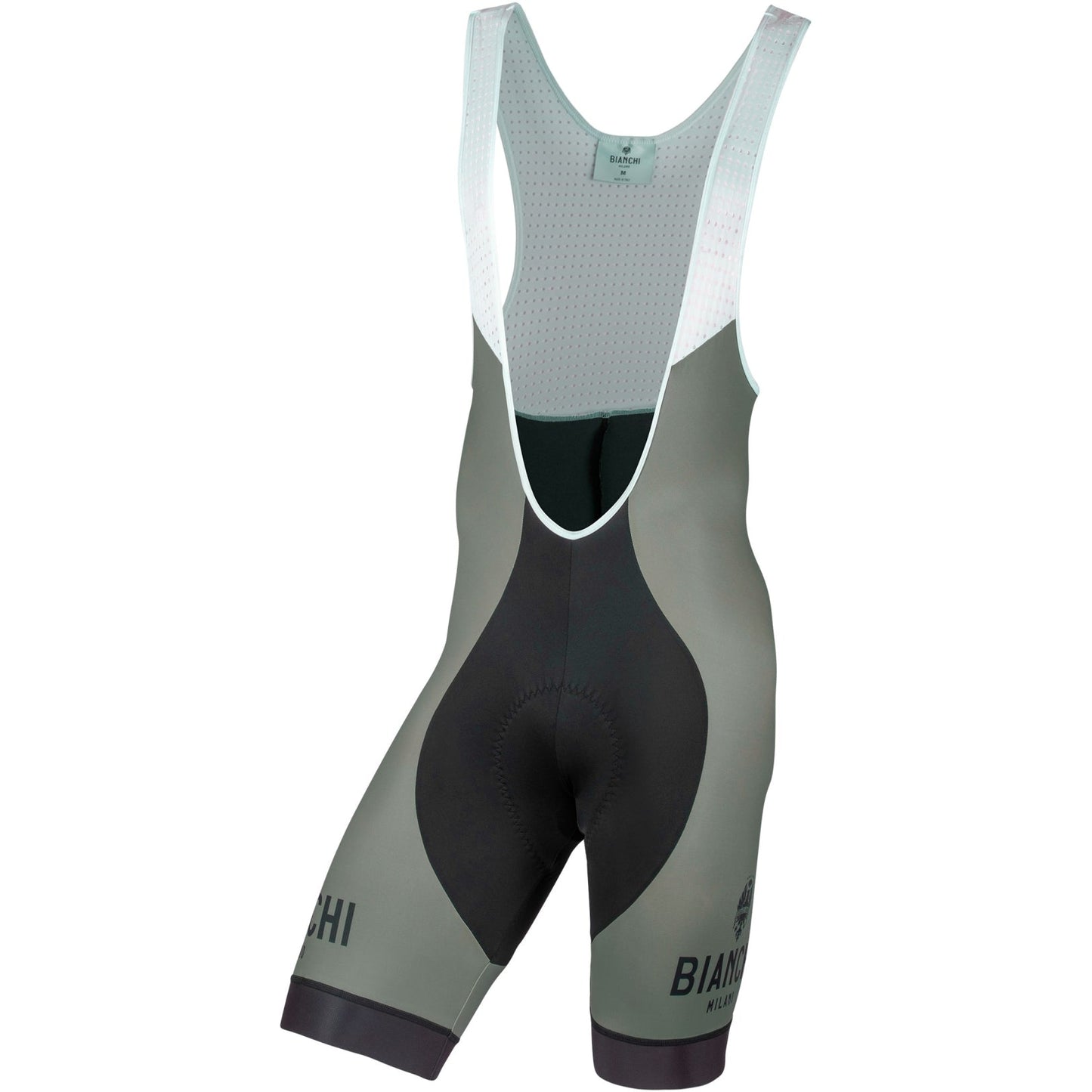 Bianchi Milano Poma Men's Bib Shorts (Olive / Black) S-3XL