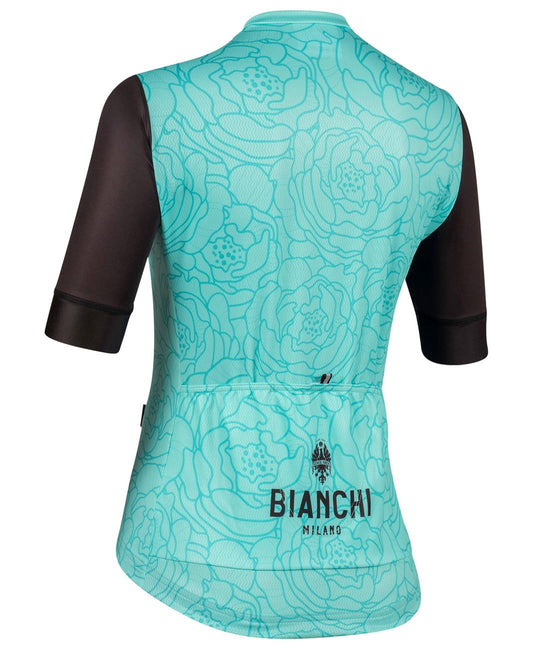 Bianchi Milano Sosio Women's Cycling Jersey (Celeste) XS, S, M, L