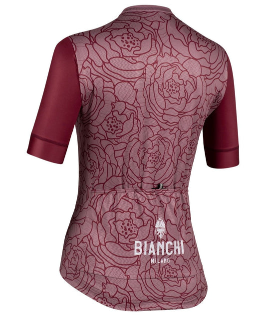 Bianchi Milano Sosio Women's Cycling Jersey (Plum) XS, S, M, L, XL