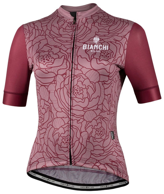 Bianchi Milano Sosio Women's Cycling Jersey (Plum) XS, S, M, L, XL