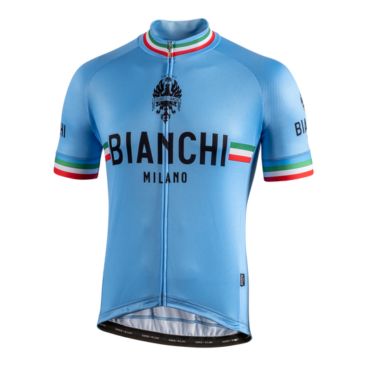 Bianchi Isalle Men's Cycling Jersey (Blue) S, 3XL, 4XL