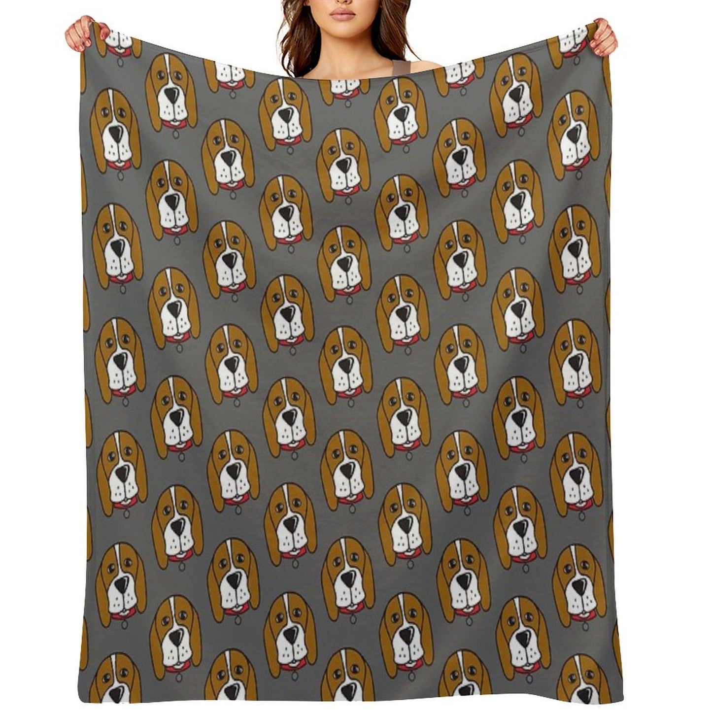 Beagle Rescue Victoria Merch! Throw Blanket