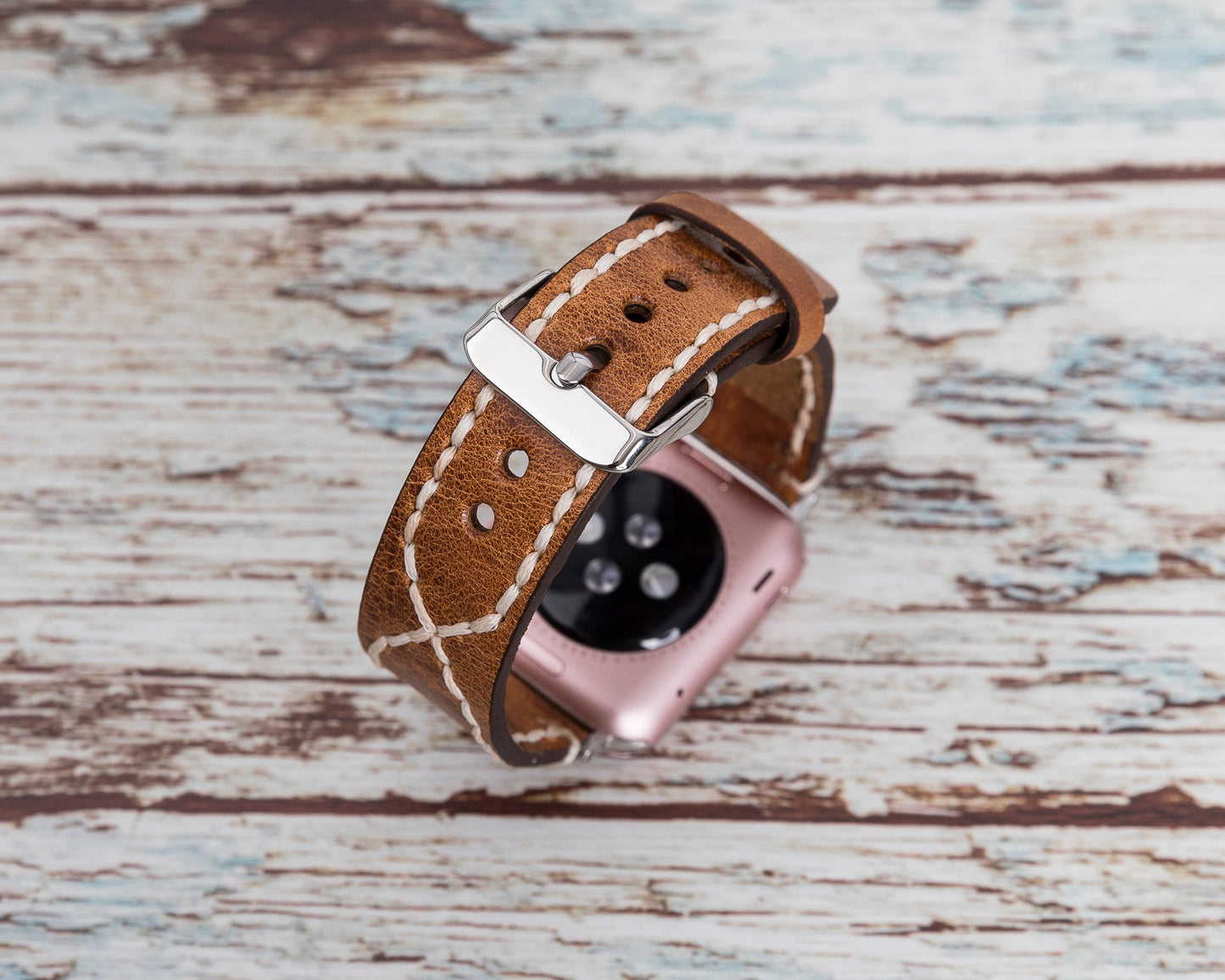 Handmade Genuine Leather Apple Watch Band Series 11/10/9/8/7/6/5/4/ SE / Ultra 1/2/3