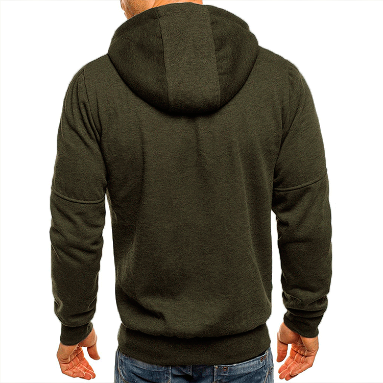 Men's Loose Fit Full-Zip Work Hoodie