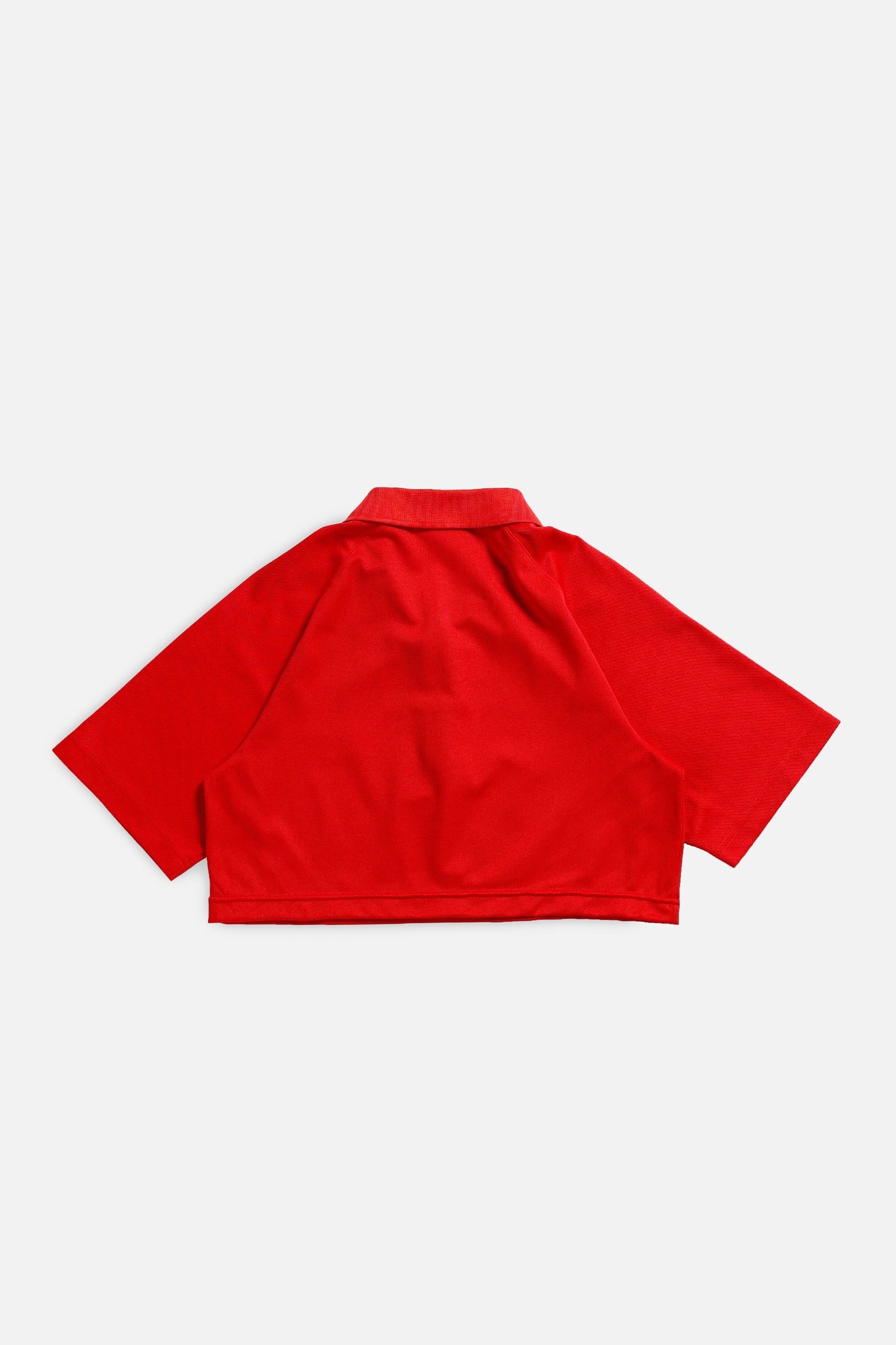 Rework Adidas Crop Collared Tee - XS