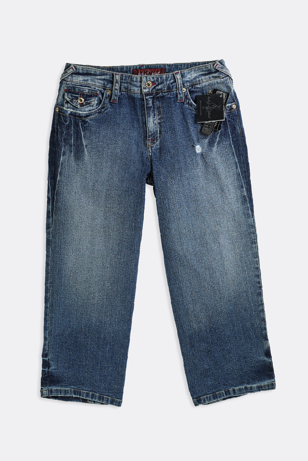 Deadstock Baby Phat Pink Button Denim Capris - W29