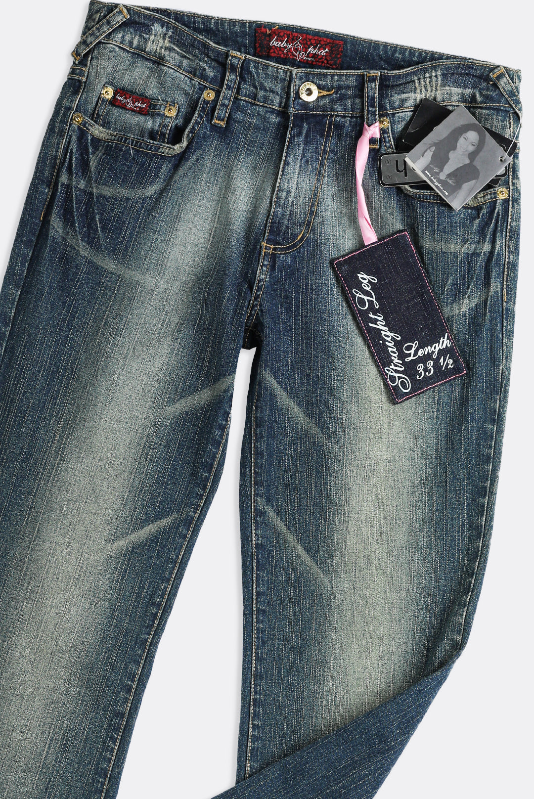 Deadstock Baby Phat "Brown Sugar" Denim Pants - W29, W32