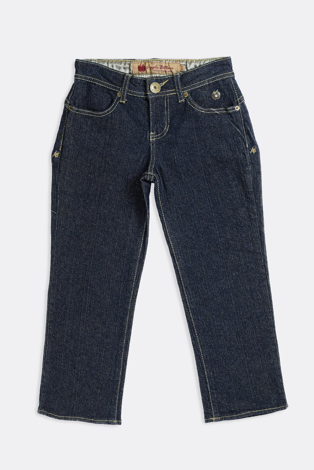 Deadstock Apple Bottom Classic Dark Wash Denim Capris - W25, W27