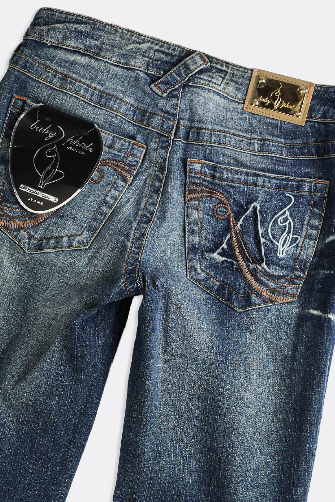 Deadstock Baby Phat Swirl Denim Pants - W29, W30