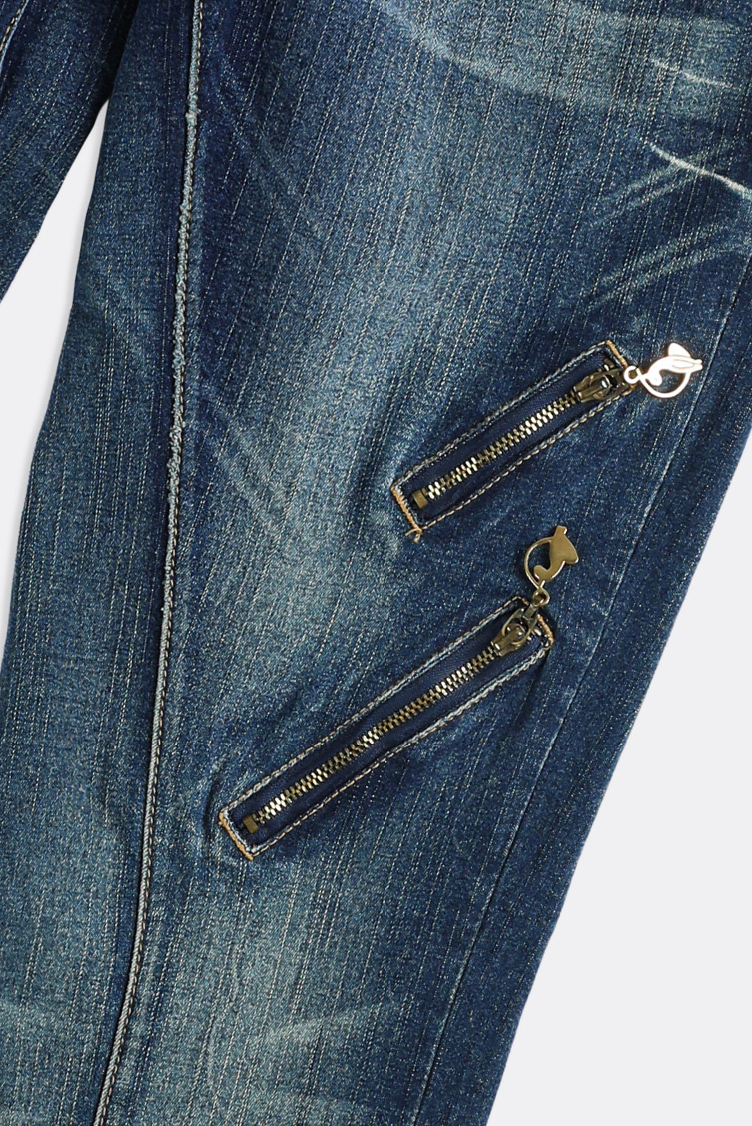 Deadstock Baby Phat Zipper Denim Pants - W28, W29, W30, W31