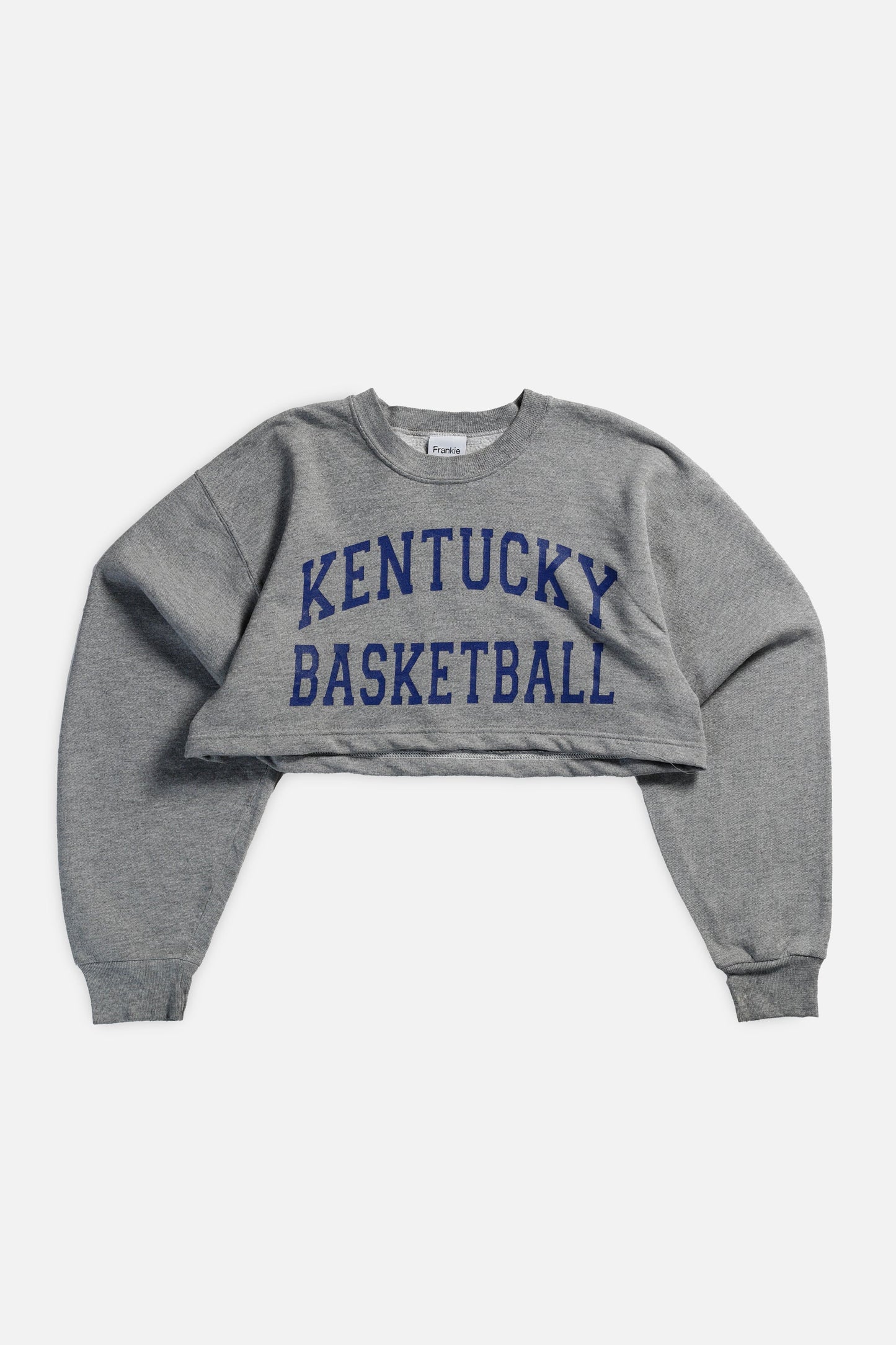 Rework Kentucky Basketball Crop Sweatshirt - L