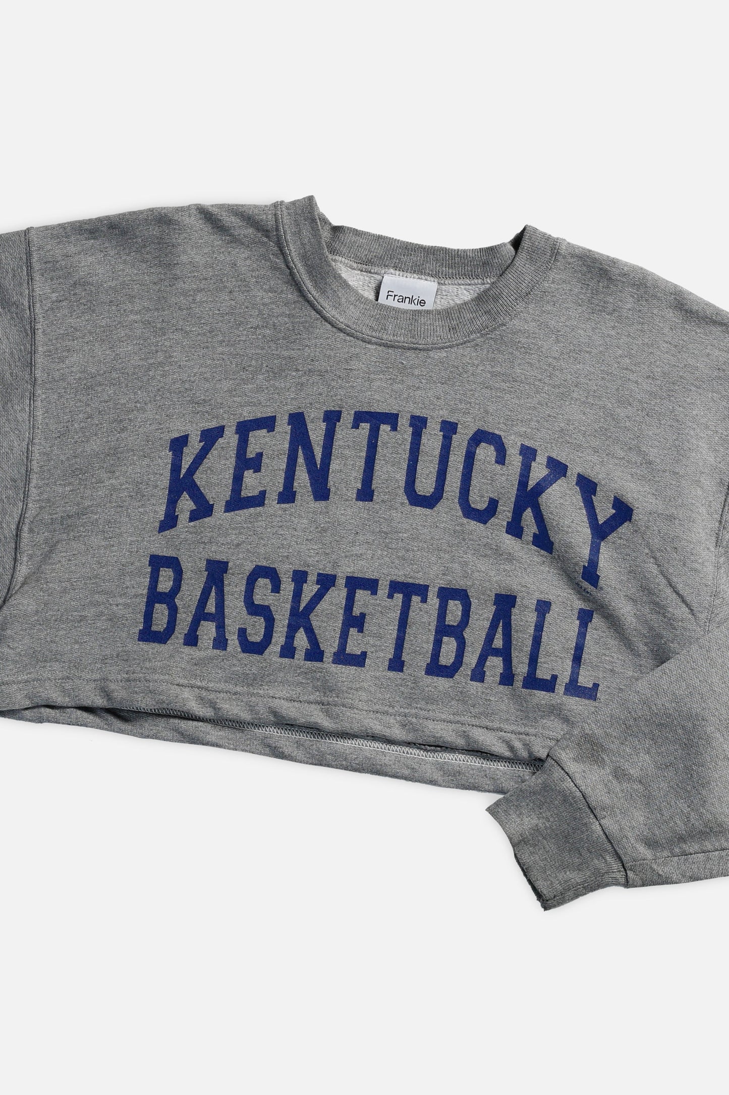 Rework Kentucky Basketball Crop Sweatshirt - L