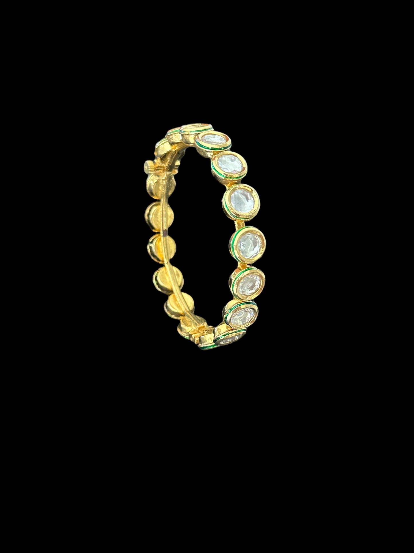 B183 single kundan bangle (READY TO SHIP)