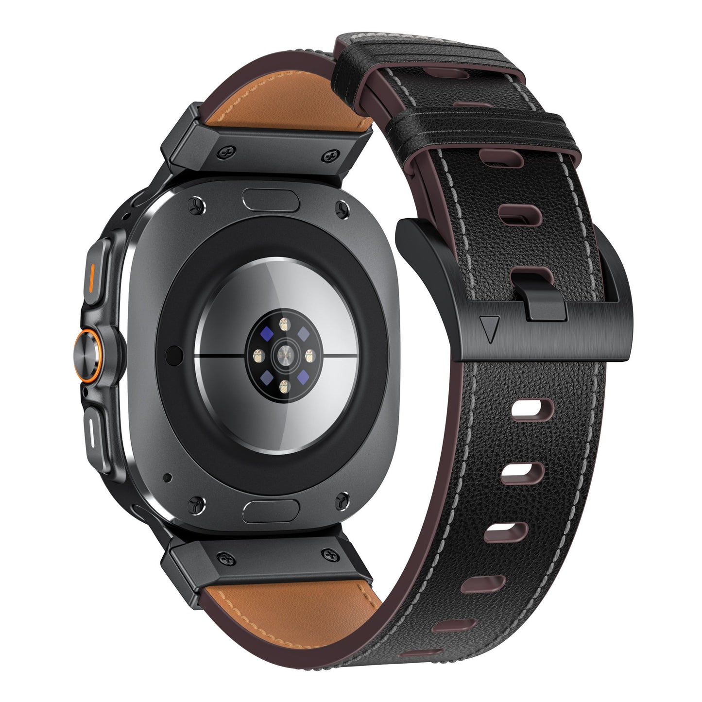 Mecha Bezel Leather Strap for Samsung Galaxy Watch
