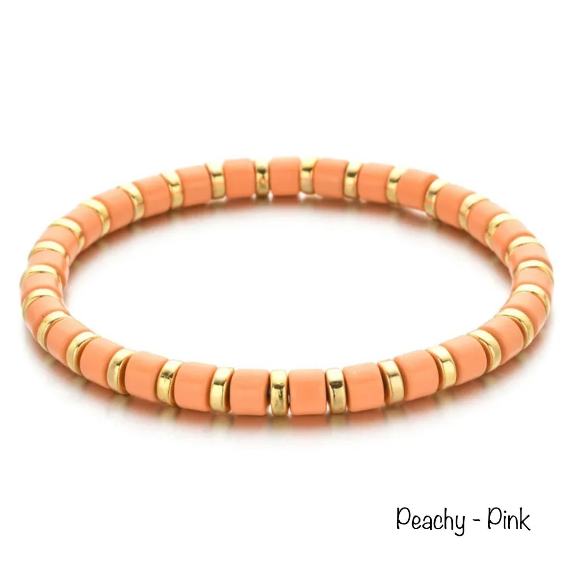 Enamel Beaded Charm Bar Bracelets - Charm Bar Styling
