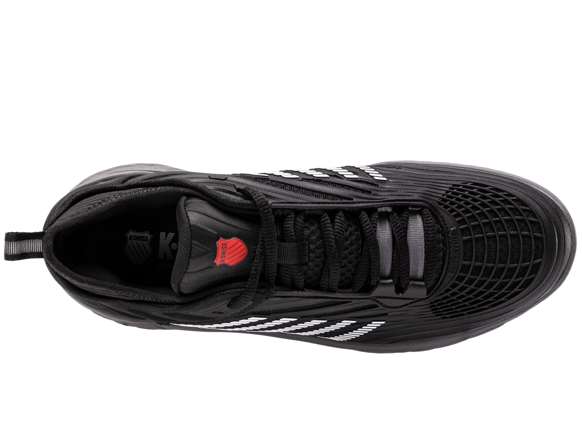 09071-038-M | HYPERCOURT SUPREME 2 | BLACK/STEEL GRAY/FIREY RED