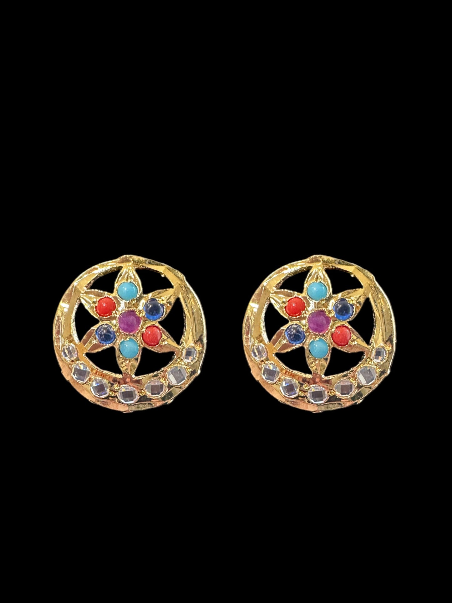ET515 Seema gold plated tops ( READY TO SHIP )