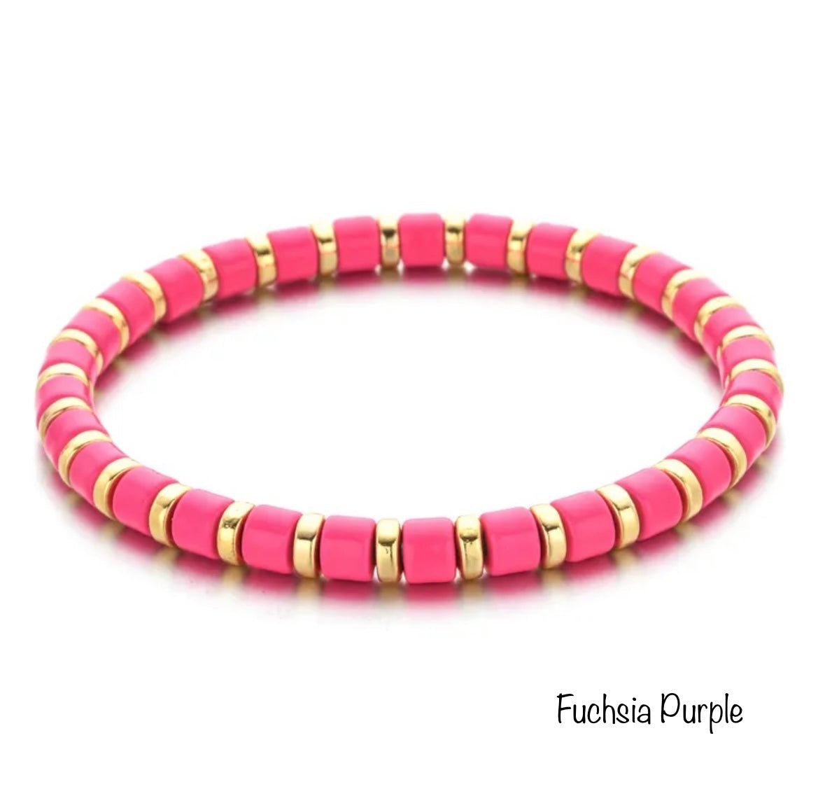 Enamel Beaded Charm Bar Bracelets - Charm Bar Styling