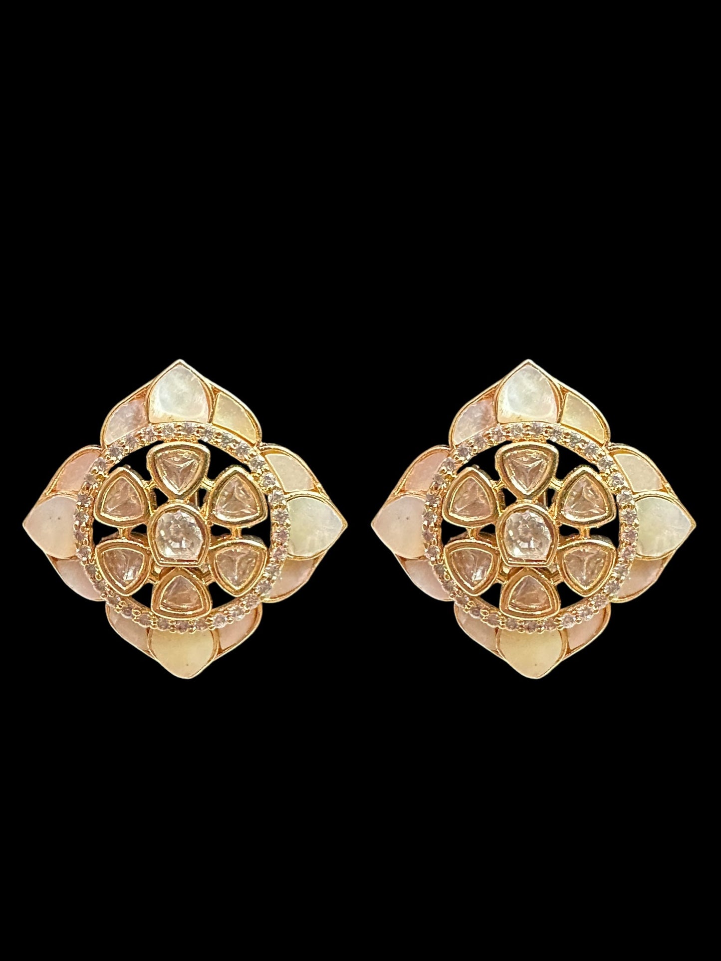 ET550 high quality polki tops - MOTHER OF PEARL ( READY TO SHIP)