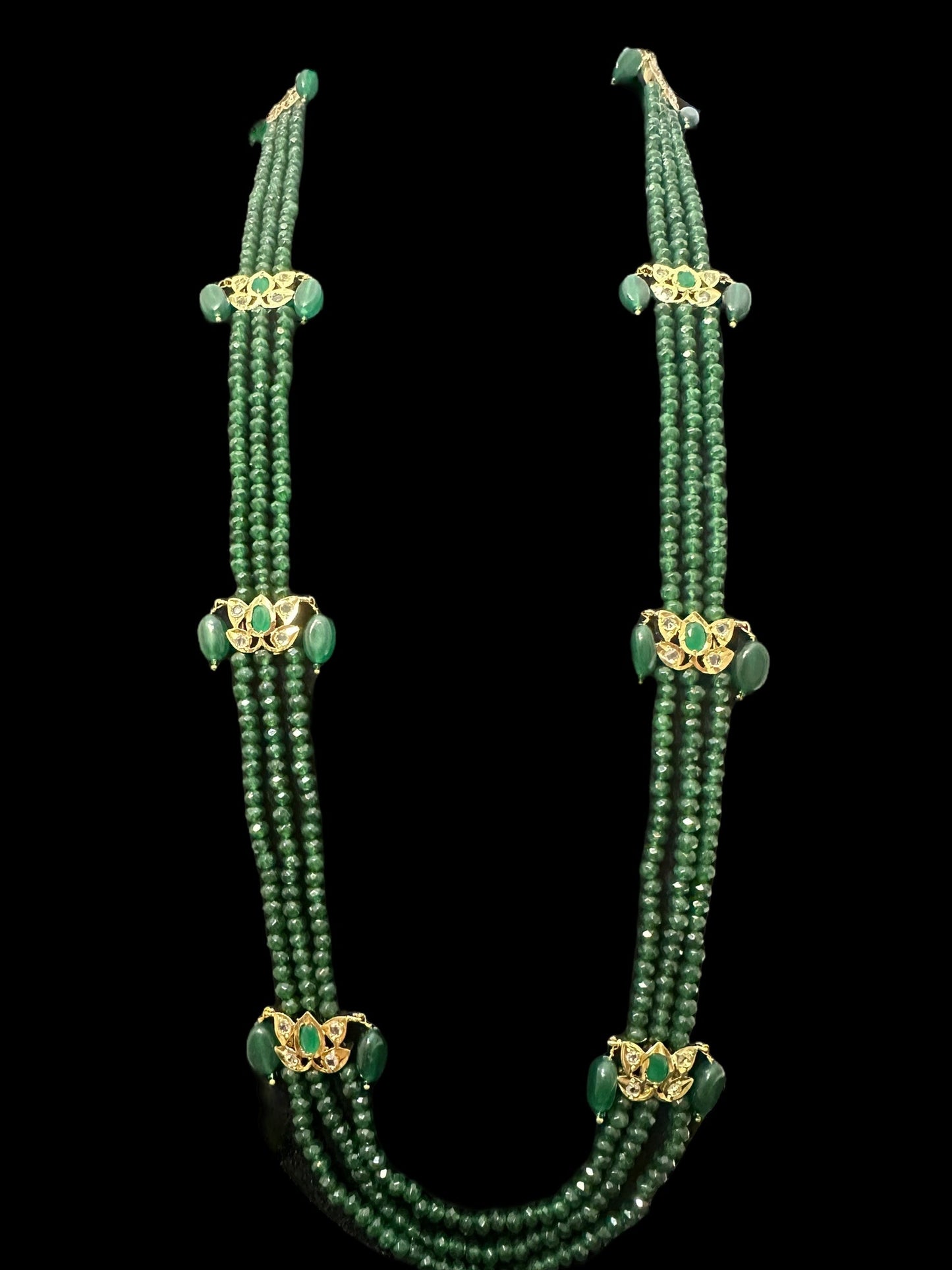 LN49 Raina green beads necklace ( READY TO SHIP )