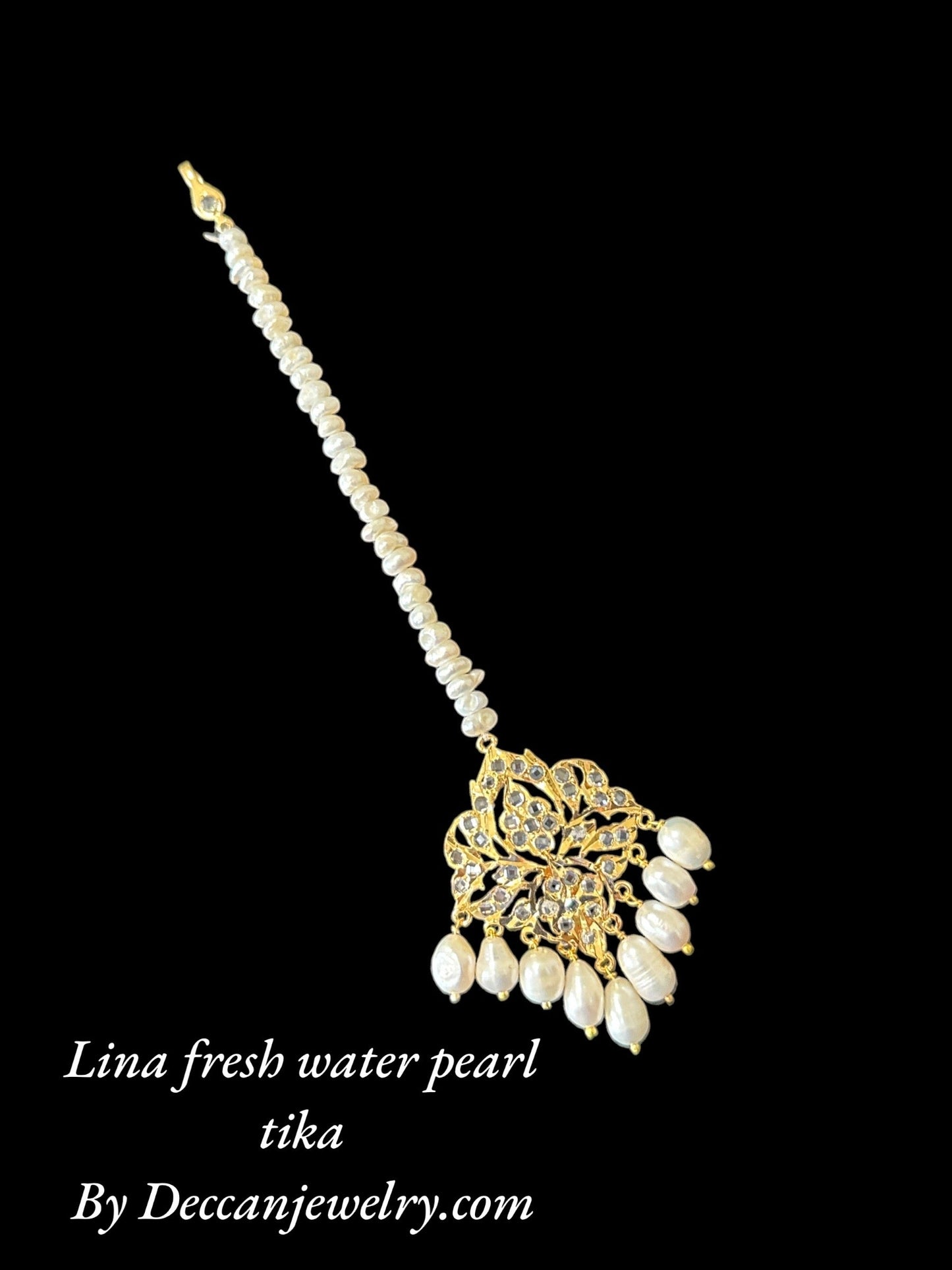 DJTK154 Lina tika in fresh water  pearls ( SHIPS IN 2 WEEKS )