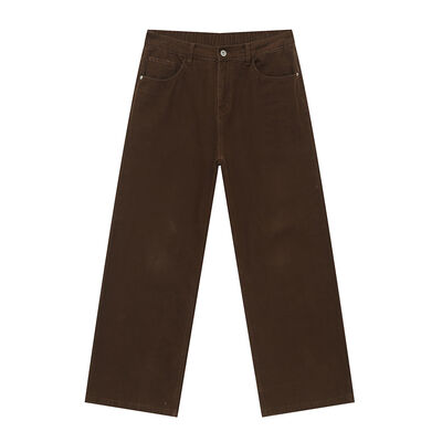 Straight-Leg Jeans with Back Elasticated Waistband