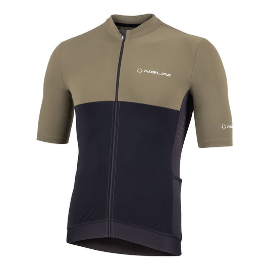2024 Nalini SUN SHIELD Men's Cycling Jersey (Olive / Black) S-2XL