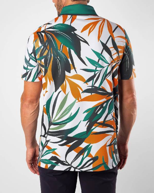 Happy Gilmore 2 Adam Sandler Hawaiian Polo Shirt