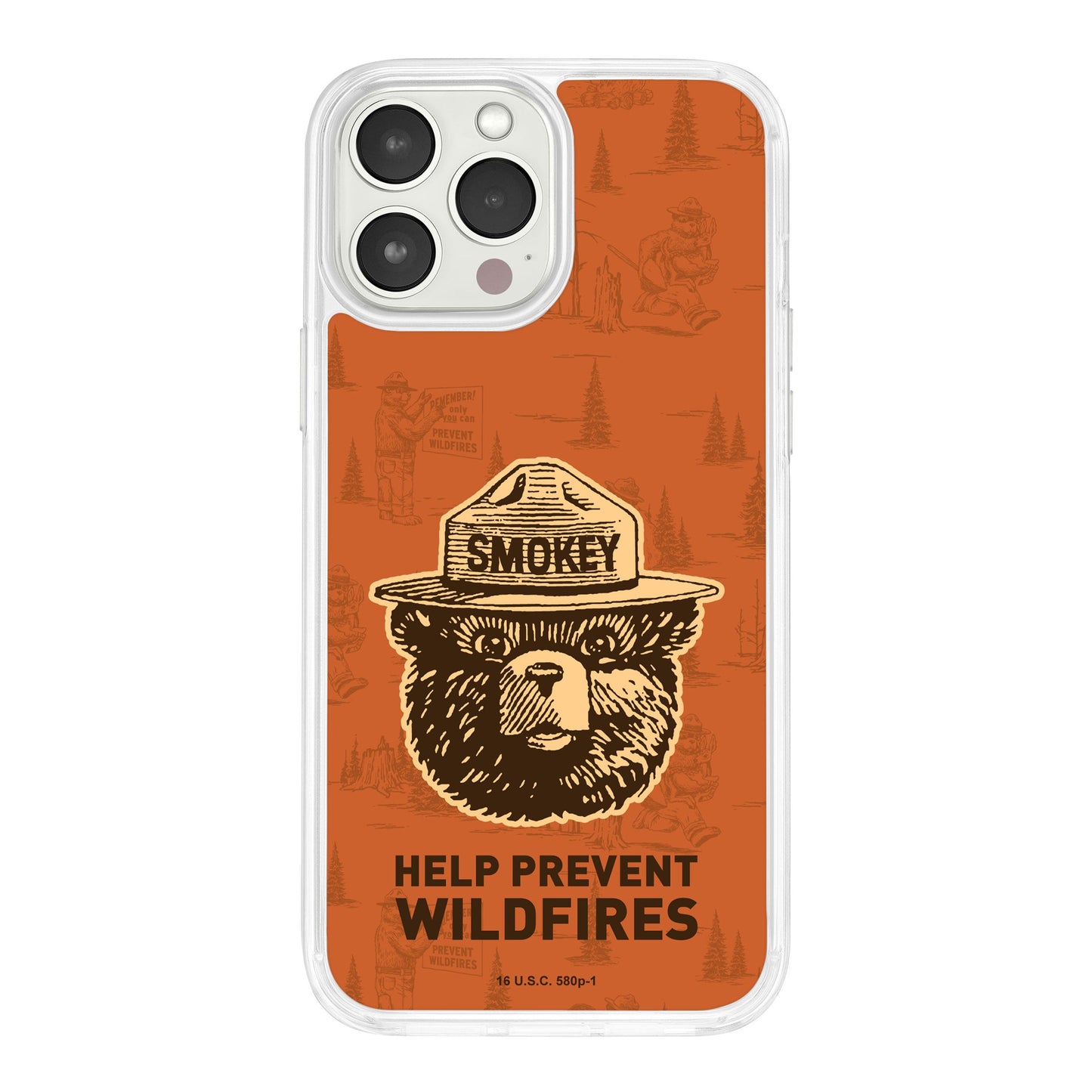 Smokey Bear Classic HD Apple iPhone 12 Series Mag-Safe Phone Case