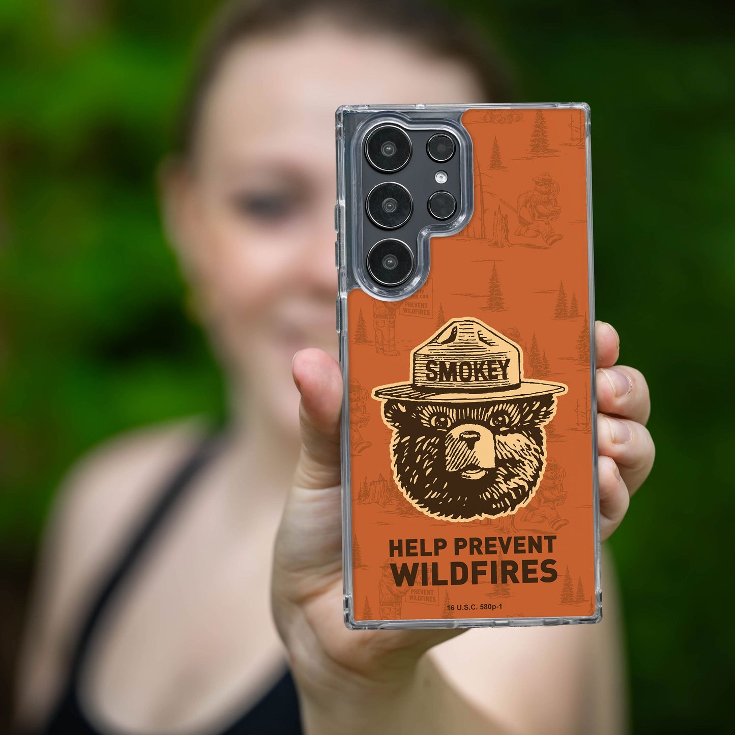 Smokey Bear Classic HD Samsung Galaxy S22 Phone Case