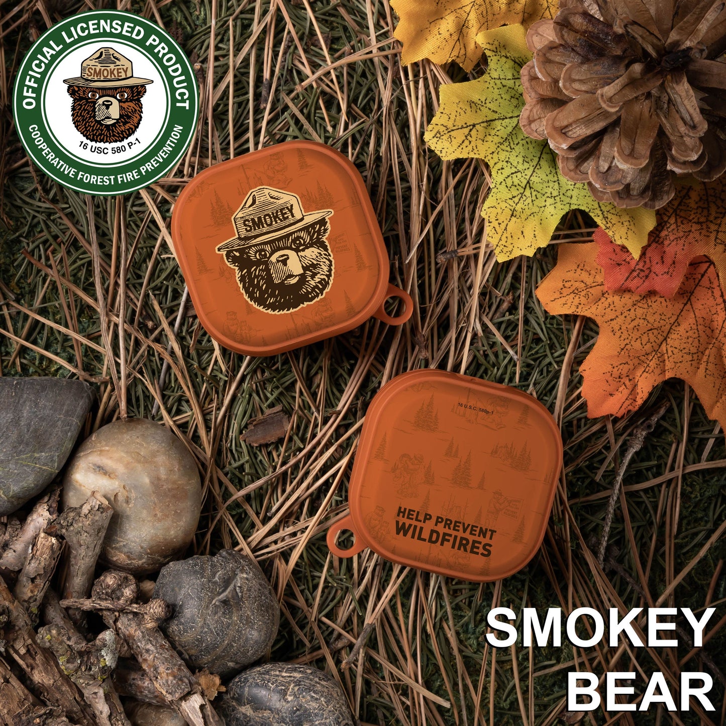 Smokey Bear Classic HDX Samsung Galaxy Buds Pro & Buds Live Case Cover