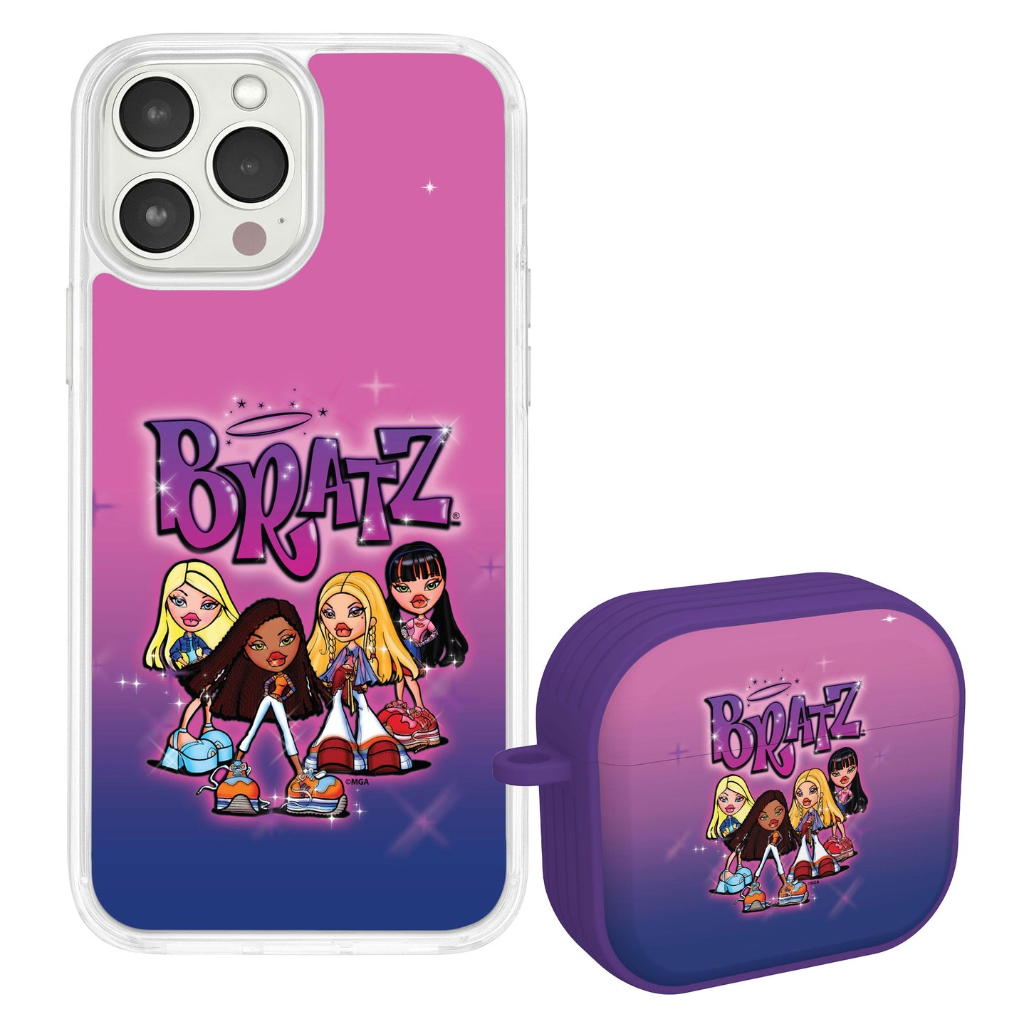 Bratz® Classic HD Apple iPhone 12 Mag-Safe Phone Case and AirPods Gen 3 Combo Package