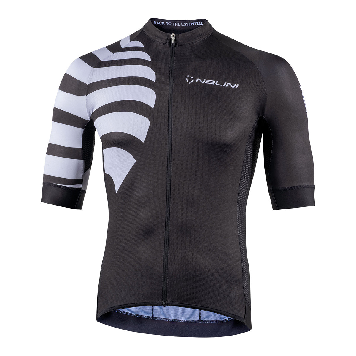 Nalini BAS STRIPES Men's Cycling Jersey (Black/Grey) M, XL, 2XL