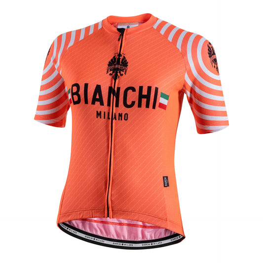 Bianchi Milano Altana Women's Cycling Jersey (Salmon) XS, S, M, L, XL