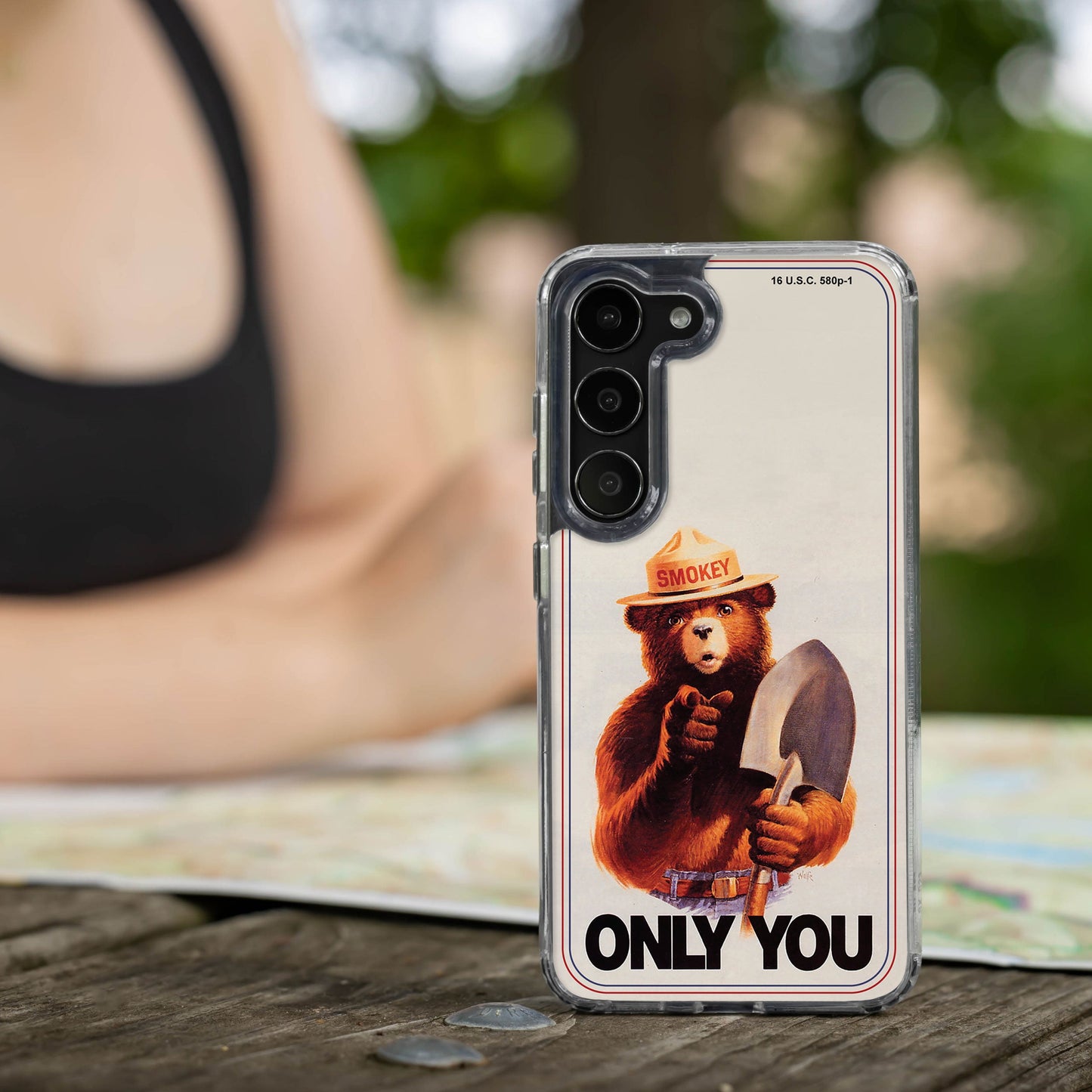 Smokey Bear Classic HD Samsung Galaxy S22 Phone Case