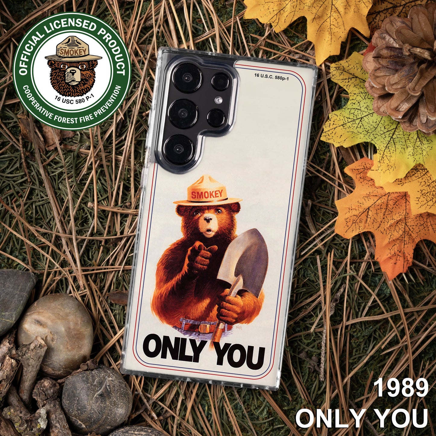 Smokey Bear Classic HD Samsung Galaxy S22 Phone Case