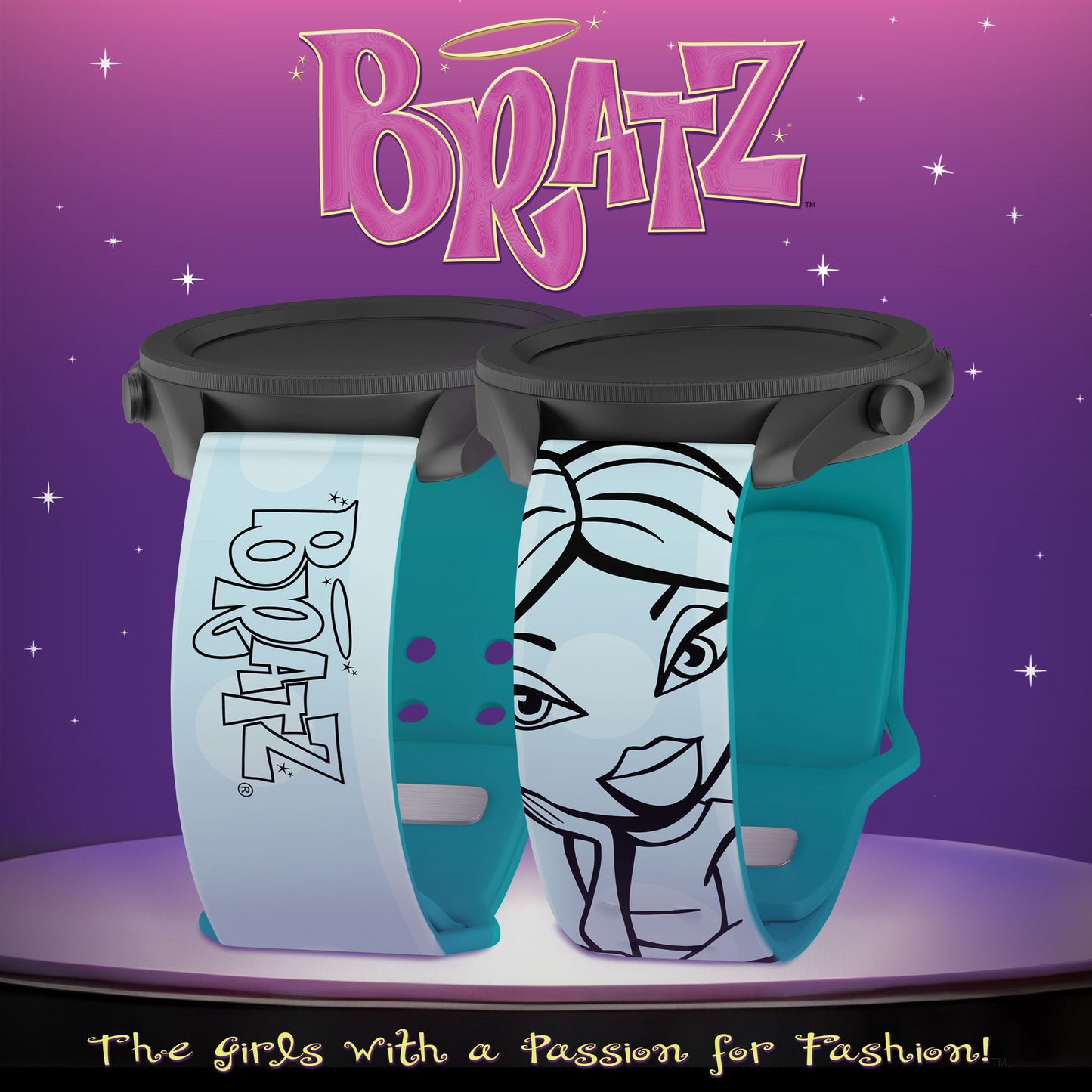 Bratz® Passion For Fashion HD Watchband for Samsung, Garmin, Fossil, and More