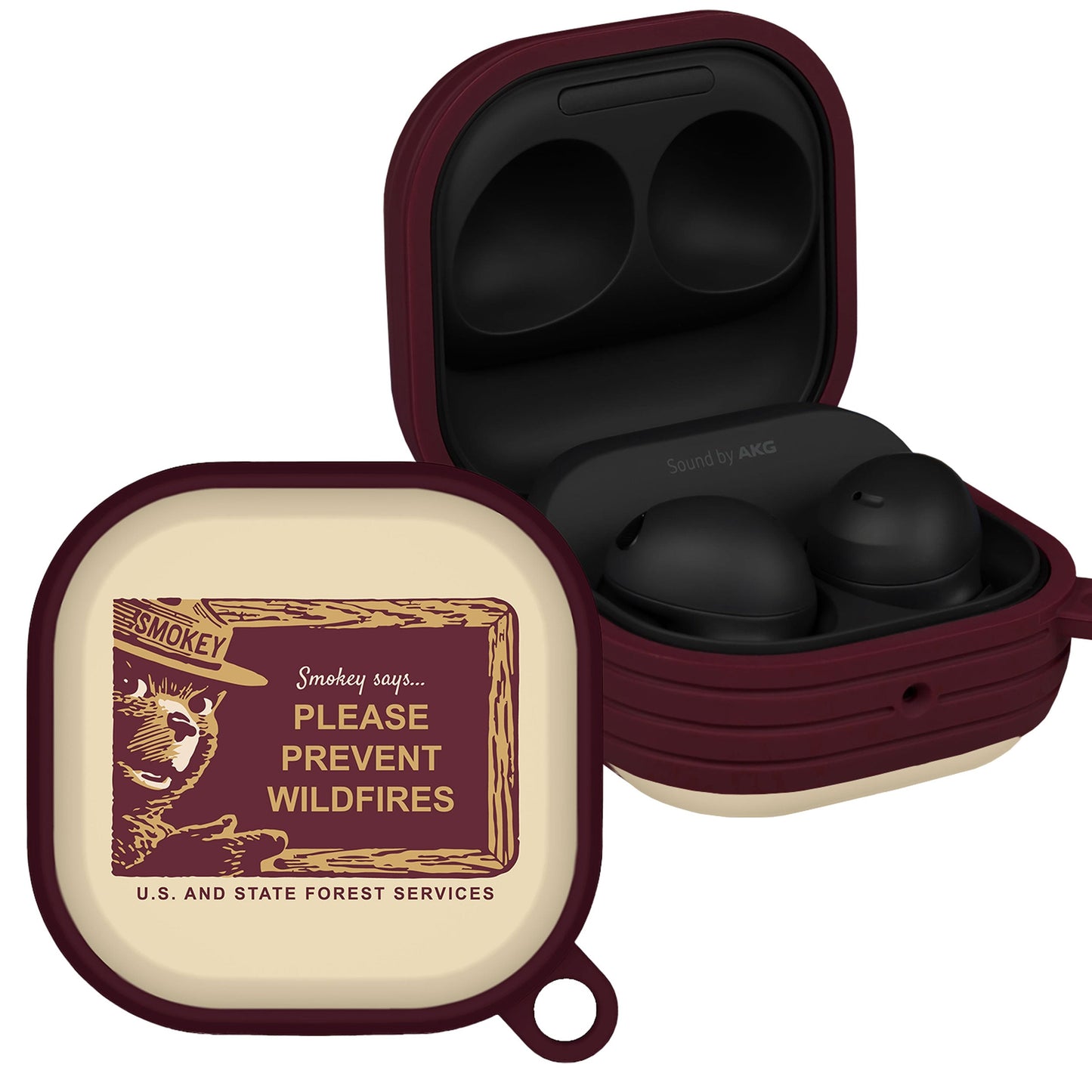 Smokey Bear Classic HDX Samsung Galaxy Buds Pro & Buds Live Case Cover