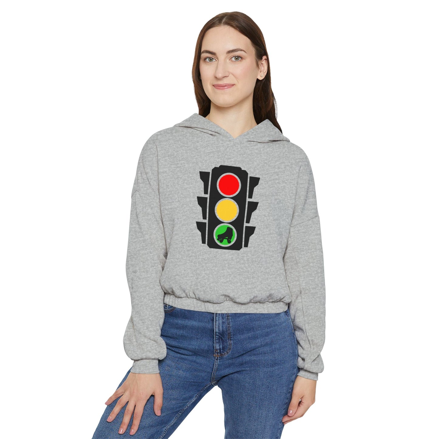 Women’s Cropped Ready, Set, Go Skating! Hoodie