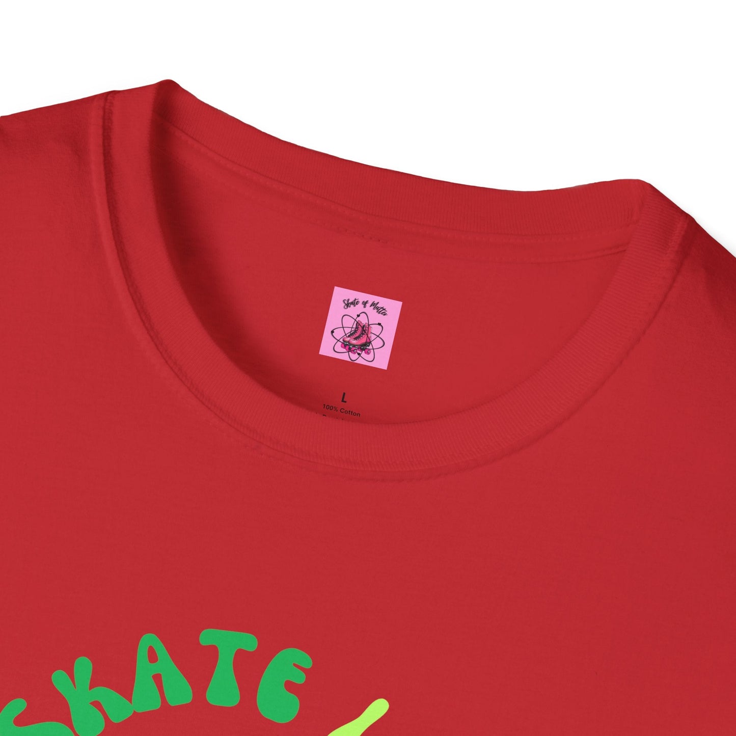 Skate Like Nobody's Watching Blue/Green Unisex T-Shirt