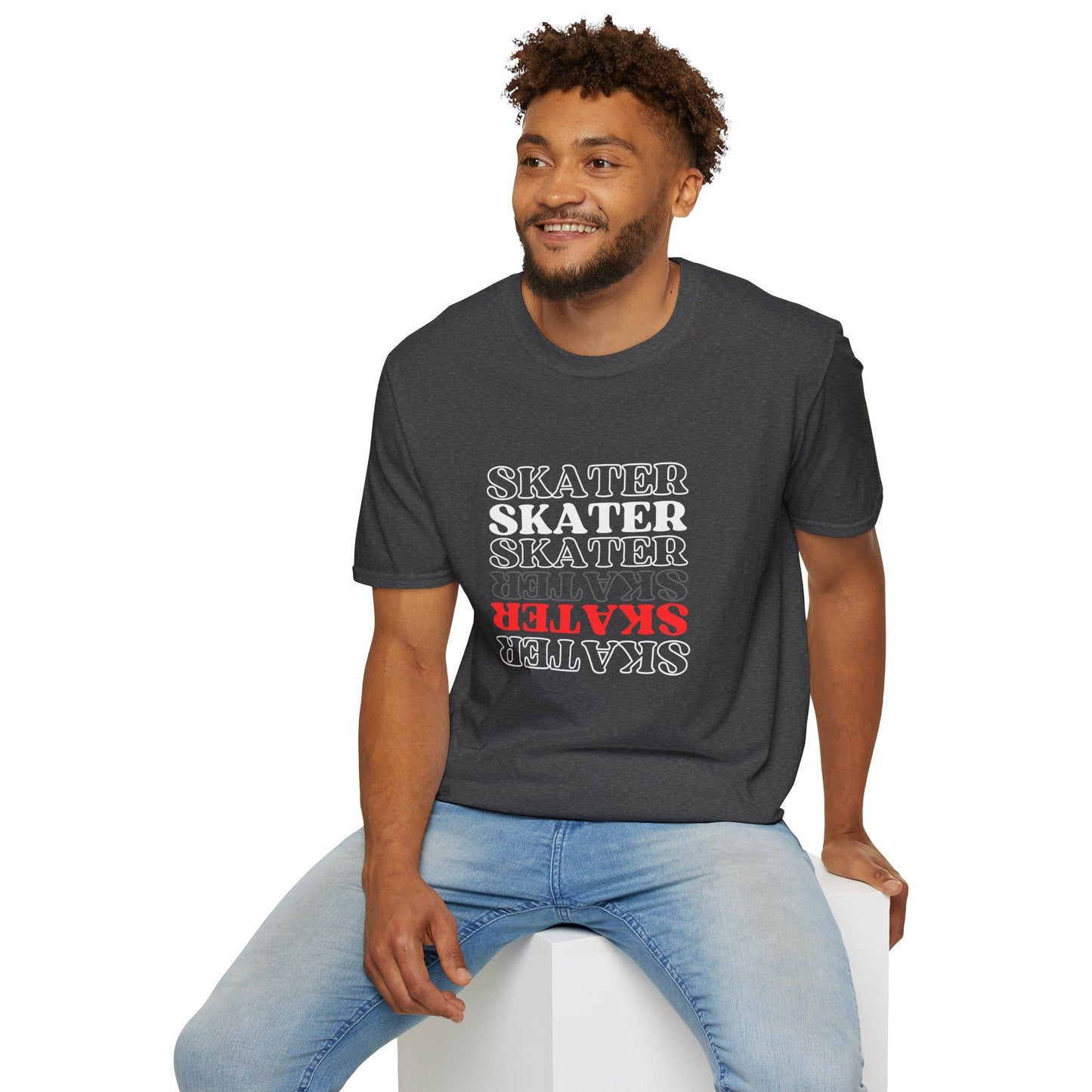 Red Statement Skater Unisex T-Shirt