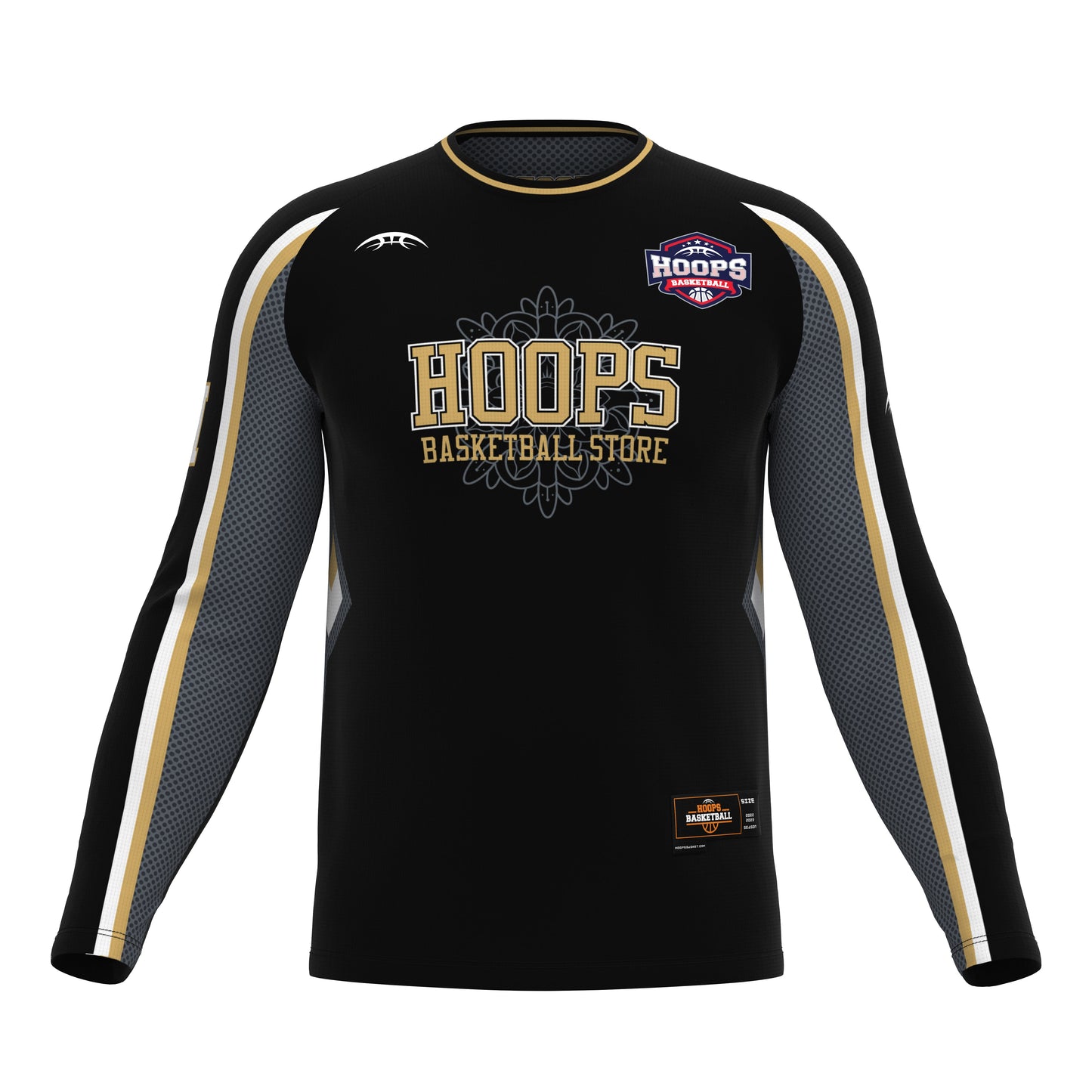 Custom Digital Print Basketball Warm-Up Shirt - 1017