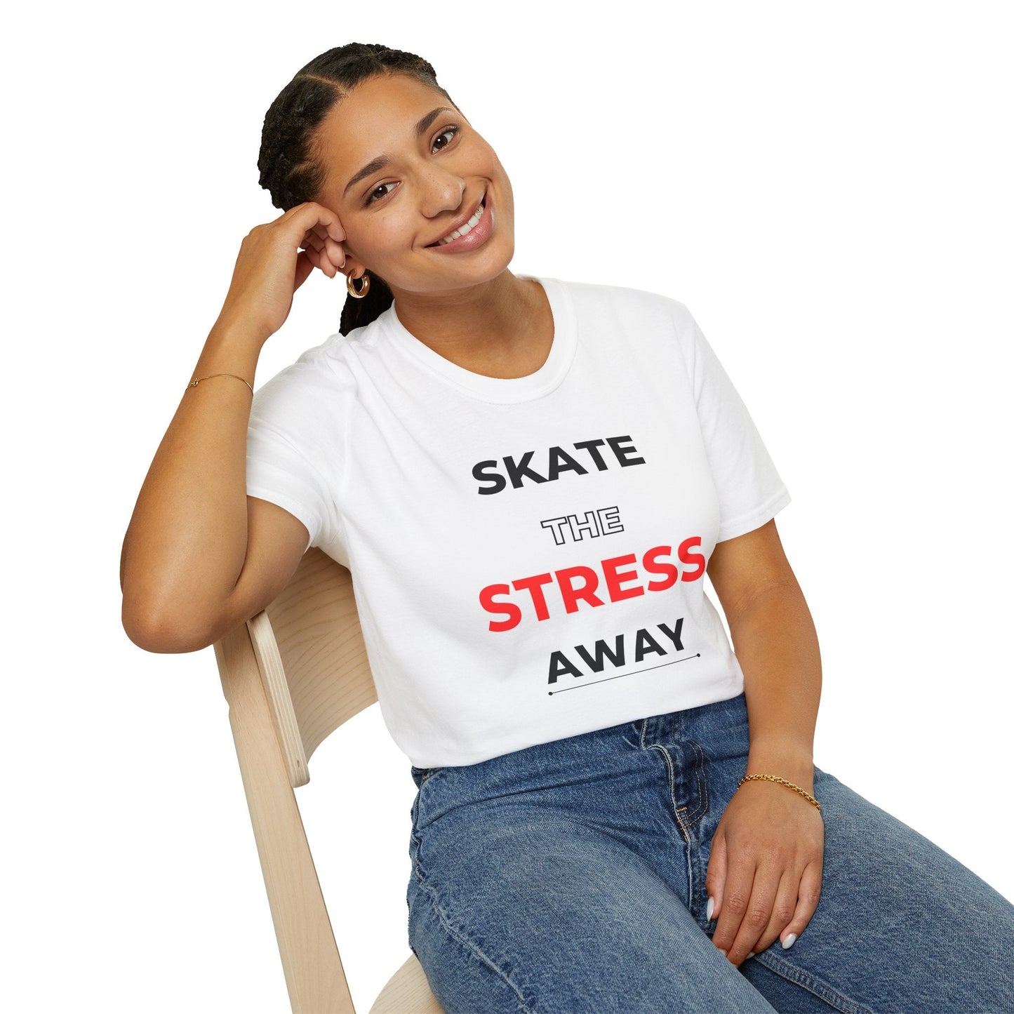 Skate The Stress Away Unisex T-Shirt