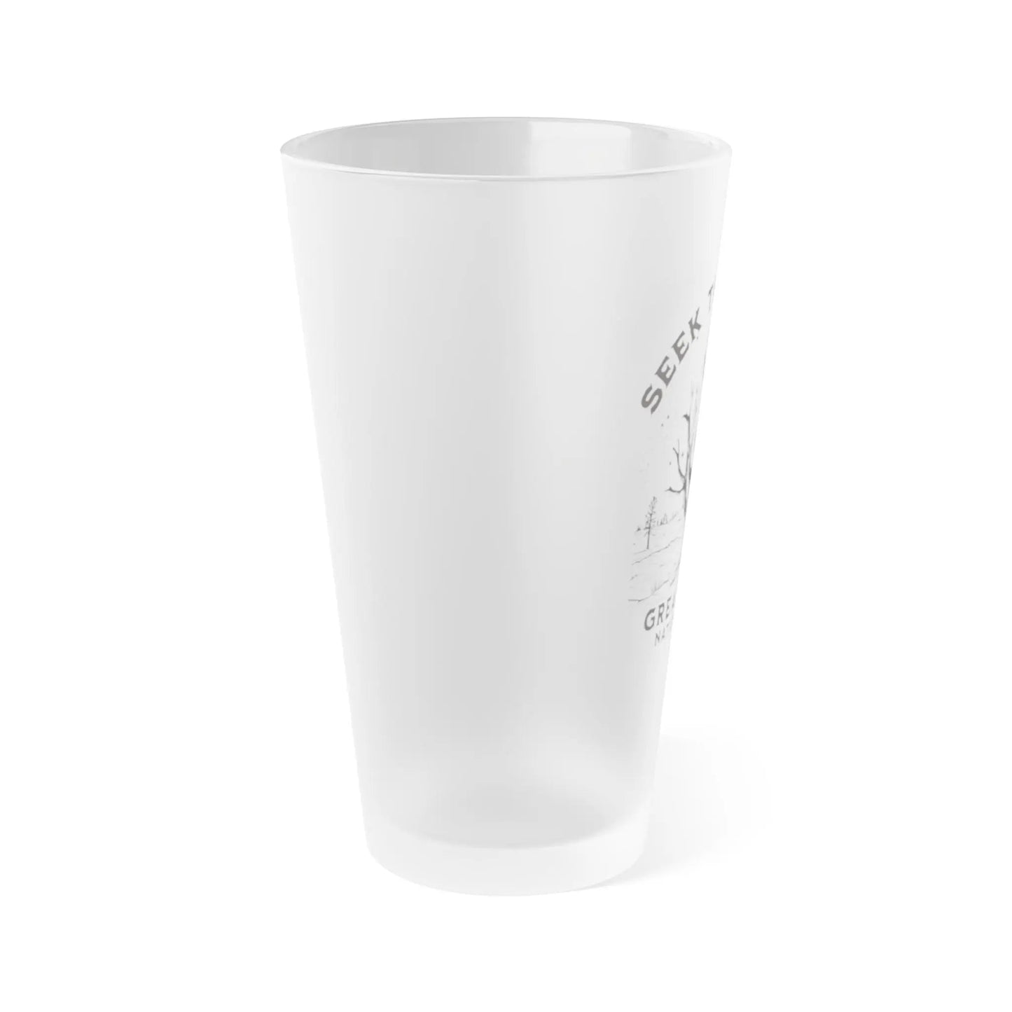 Great Basin National Park Frosted Pint Glass 16oz Seek The Stars