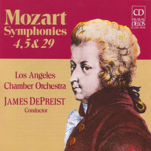 Mozart / De Preist / L.a. Chamber Orchestra - Symphonies 4 & 5 - Music CD