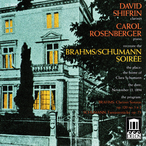 Brahms / Shifrin / Rosenberger - Clarinet Sonatas - Music CD