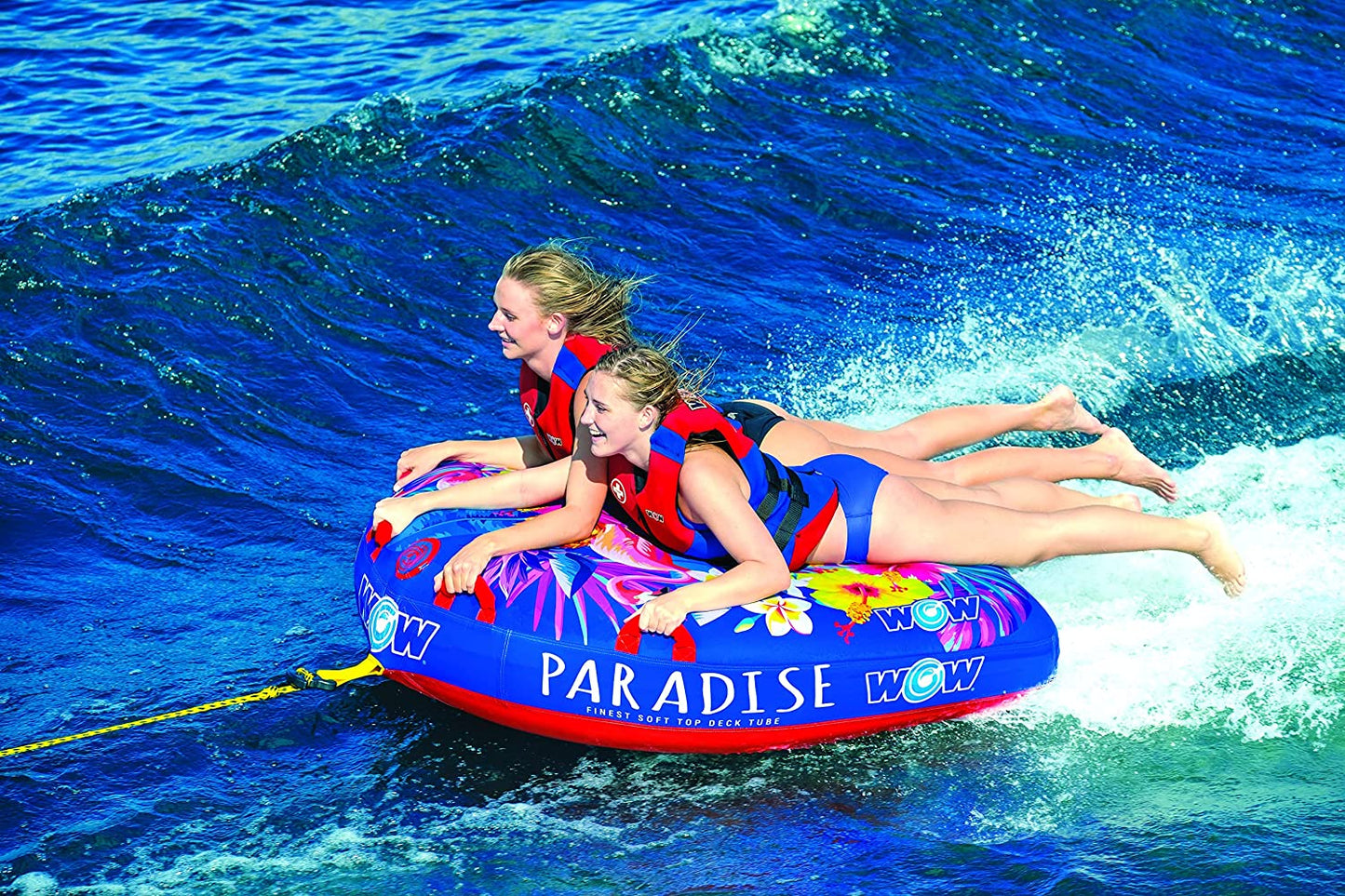 WOW Sports Paradise 2 Person 2P Soft Top Towable (22-WTO-3983)