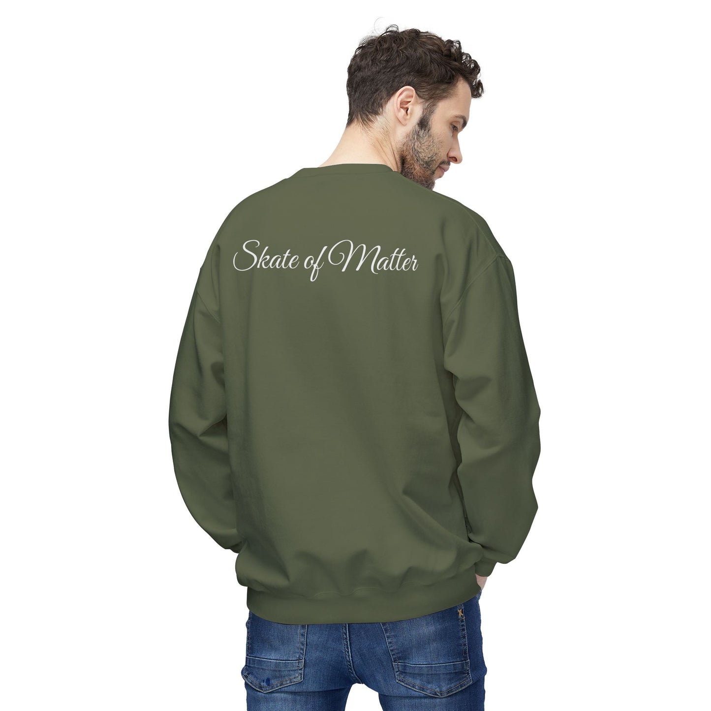 Skate Addict Unisex Fleece Crewneck Sweatshirt