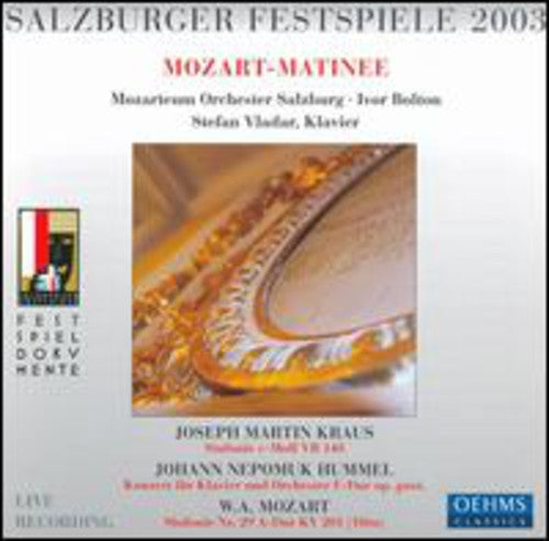 Kraus / Hummel / Mozart / Vladar - Symphony / Piano Concerto / Symphony 29 - Music CD